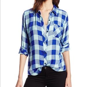 Rails Hunter Plaid-Check Button Down Shirt